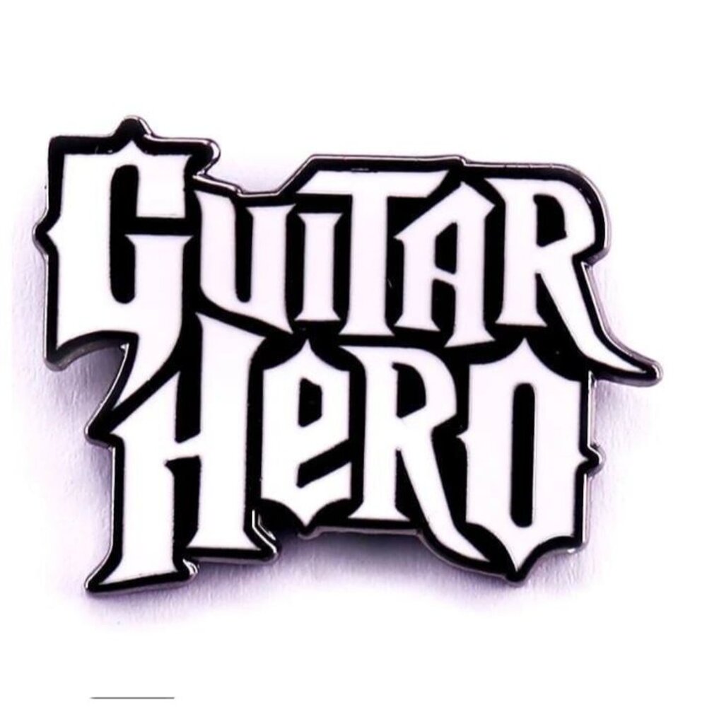 Retro Guitar Hero Nostalgia Enamel Pin - Activision Harmonix Collectible - Picture 3 of 4